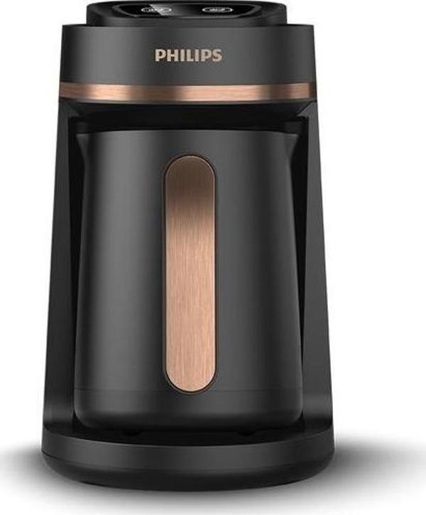 Philips Türk Kahve Makinesi 4 Fincan Kapasitesi Rosagold - Image 1