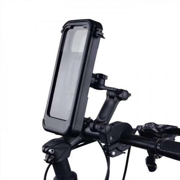 Polham Motosiklet, Scooter İçin Gidona Takılan Universal Bisiklet Telefon Tutucu, Su Geçirmez Titremez - Image 1