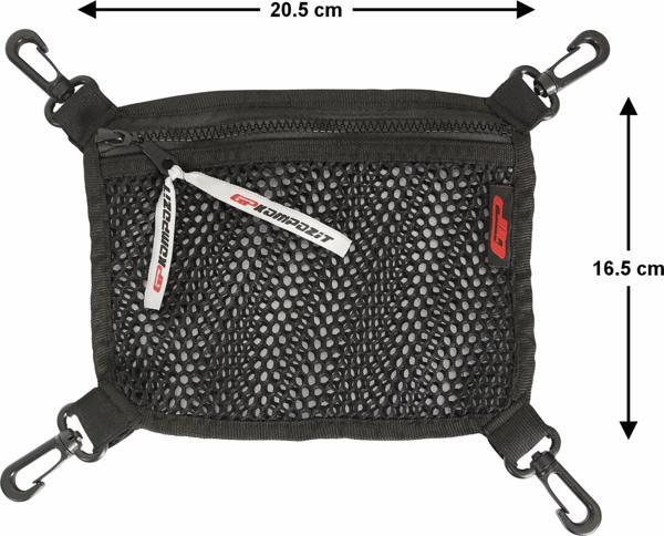 GP Kompozit 37 LT Alüminyum Motosiklet Çanta Uyumlu Çanta İçi File Siyah - Image 1