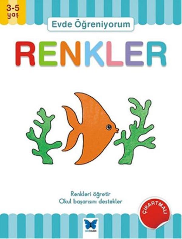 Evde Öğreniyorum - Renkler - Mavi Kelebek - Image 1