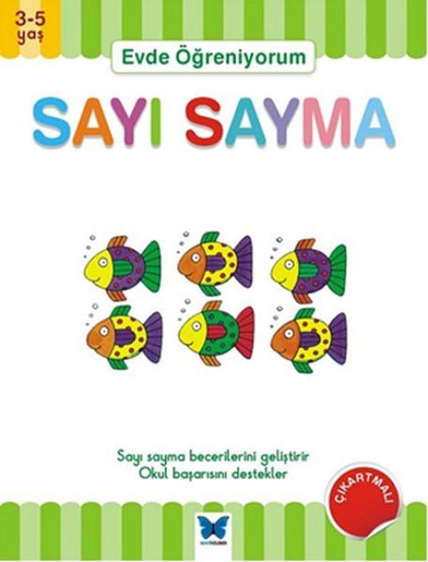 Evde Öğreniyorum - Sayı Sayma - Mavi Kelebek - Image 1