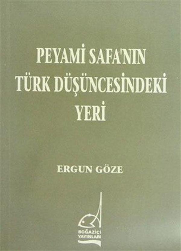 Peyami Safa'nın Türk Düşüncesindeki Yeri - Boğaziçi Yayınları - Image 1