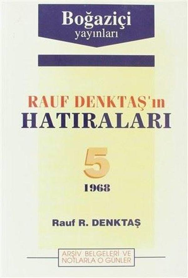 Rauf Denktaş'ın Hatıraları 5. Cilt - Boğaziçi Yayınları - Image 1