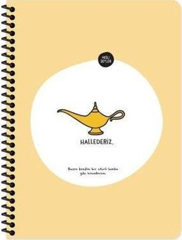 Hisli Şeyler 165225  80Yp.Çiz.Stickerli Defter - Hallederiz - Image 1