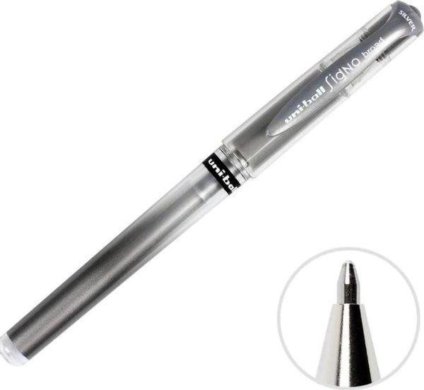 Uniball Signo BROAD 1.0 İmza Kalemi 1'li Gümüş -UM-153/1 Bls Gümüş - Image 1