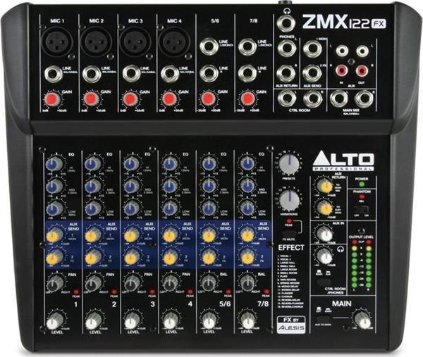 Alto Zephyr ZMX122FX 8 Kanal Analog Mikser - Image 1