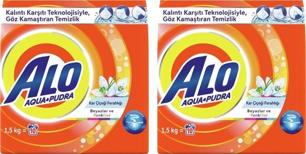 Alo 1,5 Kg Kar Çiçeği Beyazlar Ve Renkliler Aquapudra x 2 Adet - Image 1