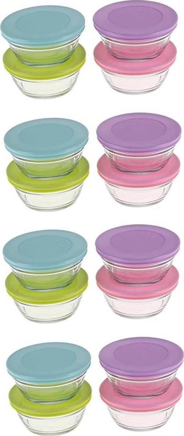 Lav 12 li saklama kabı - kapaklı cam saklama kabı mst243 - Image 1