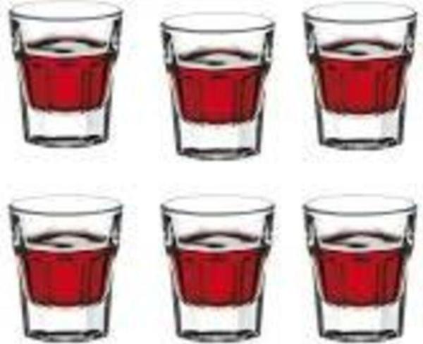 Paşabahçe casablanca shot bardak 6 lı - tekila kahve yanı su bardağı 36 cc - Image 1