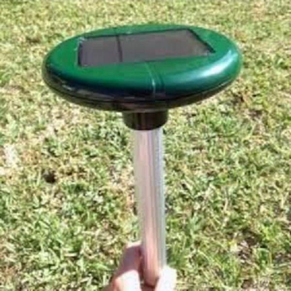 Solar Güneş Panelli Köstebek Kovucu Fare ve Yılan Kovucu Yeşil - Image 1