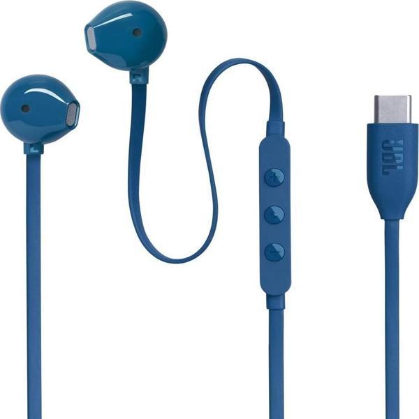 JBL Tune 305C Type-C Mavi Kablolu Mikrofonlu Kulak İçi Kulaklık - Image 1