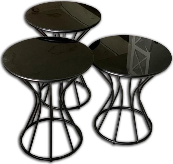 Bengi Ticaret Brc 13864 KUM SAATİ ZİGON Düz SİYAH Desen Metal transmisyon PLATİN Renk Kaplama - Image 1