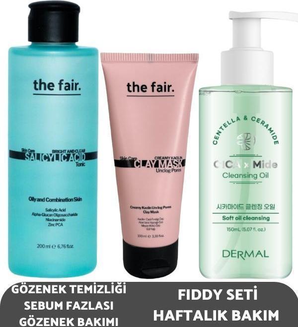The Fair Gözenek Temizliği Sebum Fazlası Gözenek Bakımı ve Fiddy Seti Haftalık Bakım - Image 1