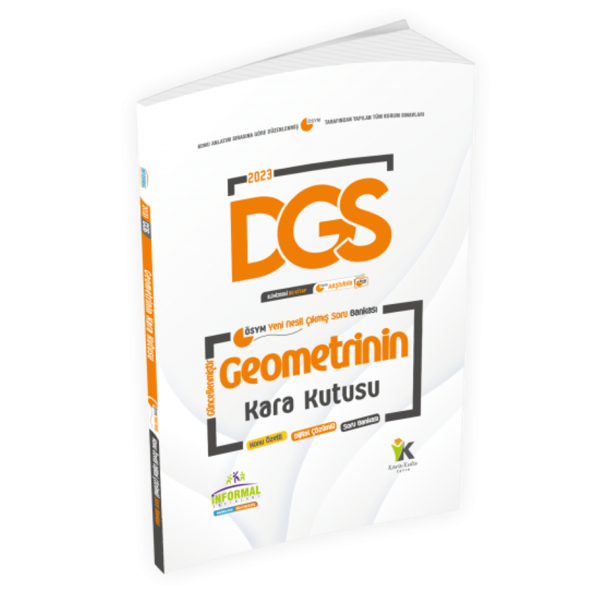 2023 DGS Geometrinin Kara Kutusu Konu Özetli Dijital Çözümlü ÖSYM Çıkmış Soru Havuzu Bankası - Karakutu Yayınları - Image 1
