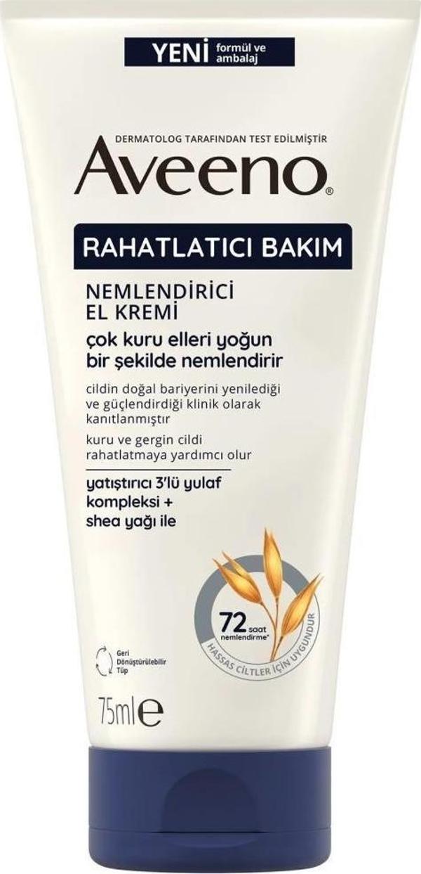 AVEENO Rahatlatıcı Bakım Nemlendirici El Kremi 75 ml - Image 1
