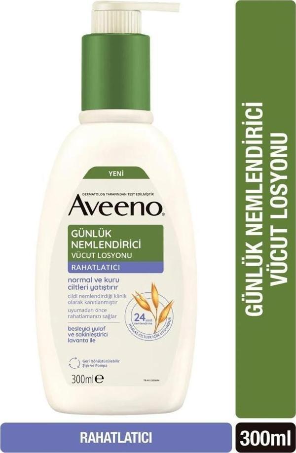 Aveeno Günlük Nemlendirici Vücut Losyonu Rahatlatıcı Lavanta 300 ml - Image 1
