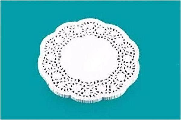 31 CM YUVARLAK KAĞIT DANTEL ALTLIK-100 ADET MYEBI MARKA - Image 1