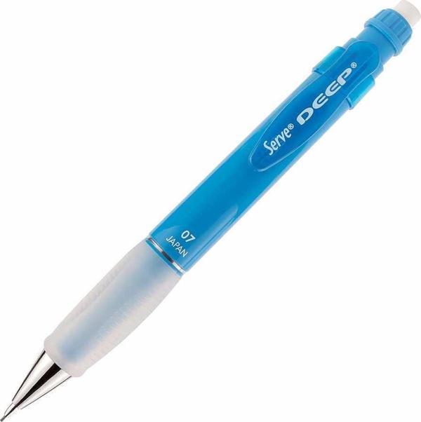 Serve Deep Versatil Kalem Mekanik Kurşun Kalem 0.7 Mm Metalik Mavi (12 Li Paket) SV-DEEP-07-MMV - Image 1