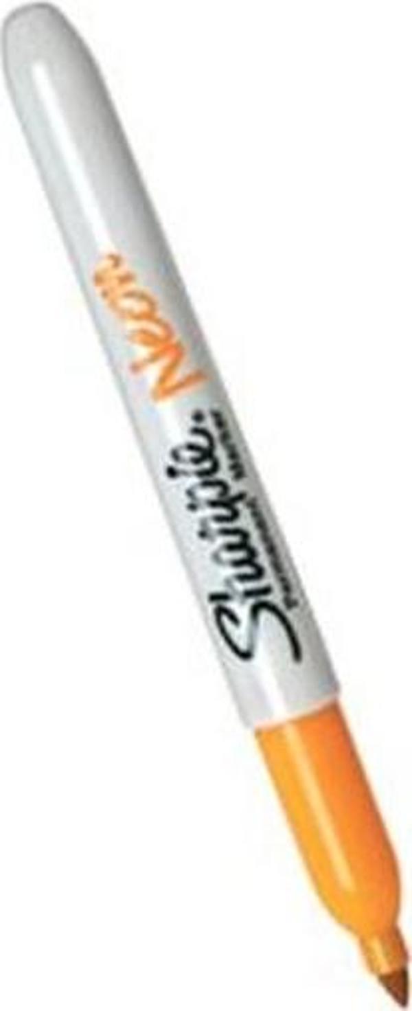 Sharpie Neon Permanent Fosforlu Turuncu Markör - Image 1