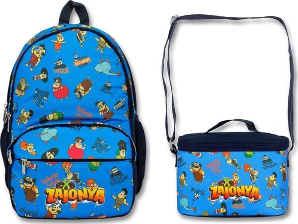 Cennec Zatonya Baskılı İlkokul Çanta ve Beslenme Seti - Erkek Çocuk - Image 1