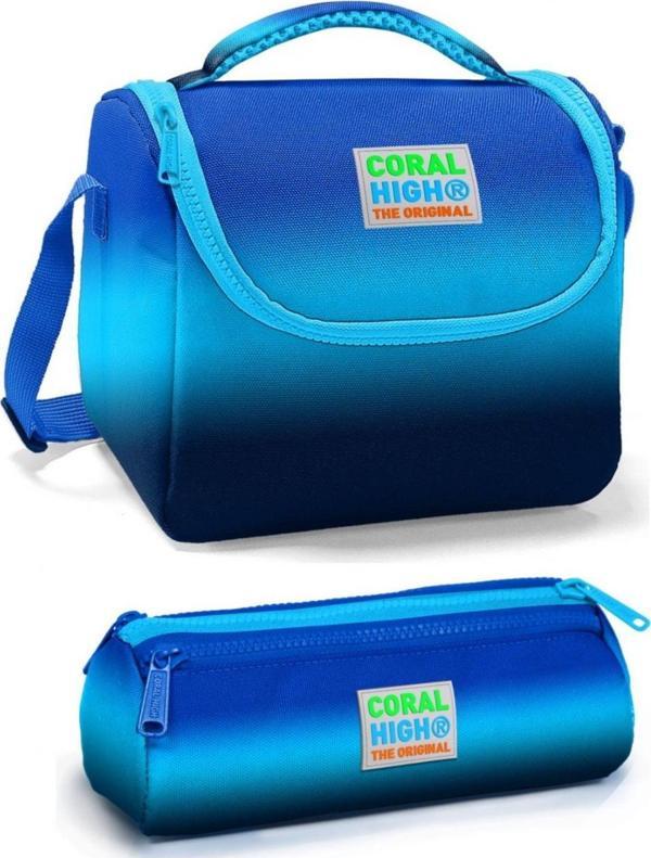 Coral High Erkek Çocuk Lacivert Mavi Gradyan Beslenme Çantası - Image 1