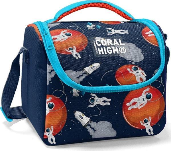 Coral High Lacivert Mavi Astronot Isı Yalıtımlı Beslenme Çantası - Erkek Çocuk - Image 1