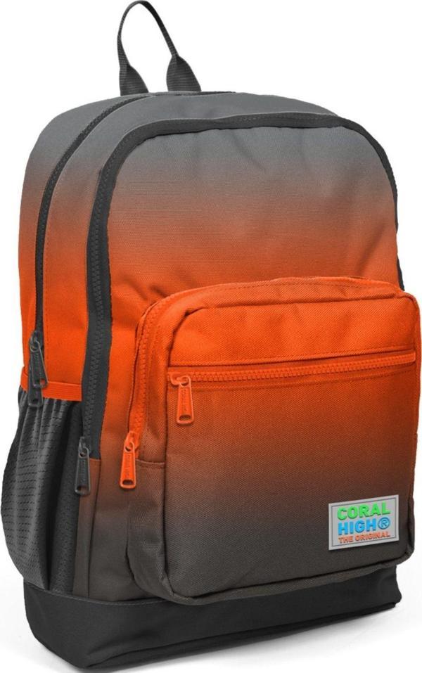 Coral High Siyah Turuncu Gradyan İlkokul ve Günlük Sırt Çantası - Erkek Çocuk - Image 1