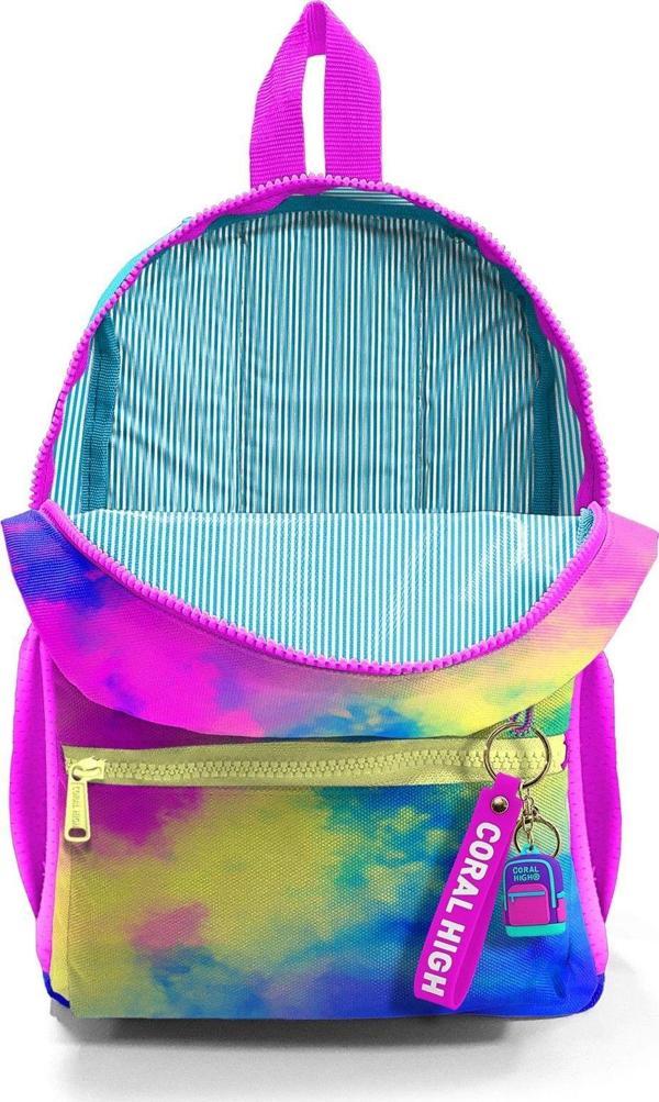Coral High Renkli Batik Mini Yuva Sırt Çantası - Kız Çocuk - Image 1