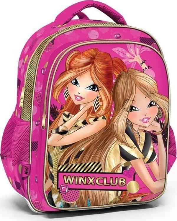 Winx Club 63273 Pembe/Altın Sarısı Kız Çocuk İlkokul Çantası - Image 1