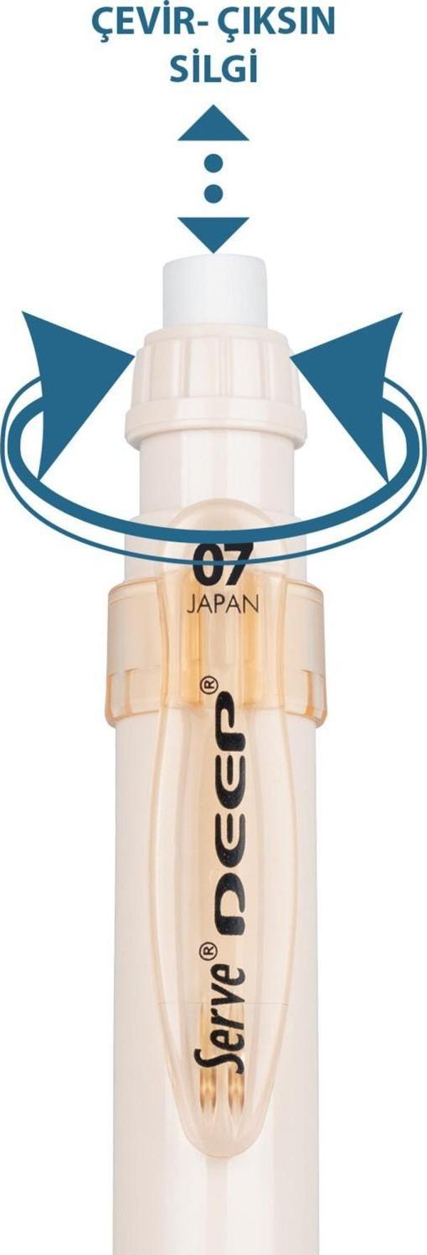Serve Versatil Kalem (Mekanik Kurşun Kalem) Deep 0.7 Mm Fildişi Sv-Deep-07-Fd - Image 1