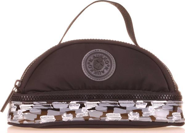 Kaukko Crescent Wicker Kalem Çantası Stone Black K2639 - Image 1