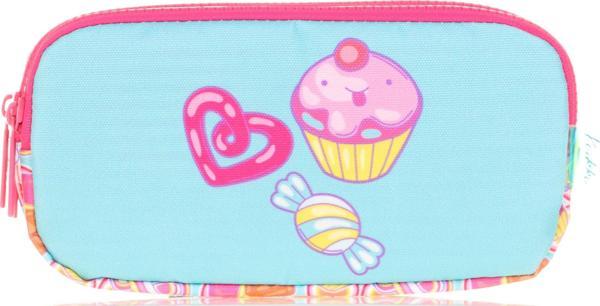 Kaukko Kids 3 Bölmeli Kalem Çantası Sweet L8139 - Image 1