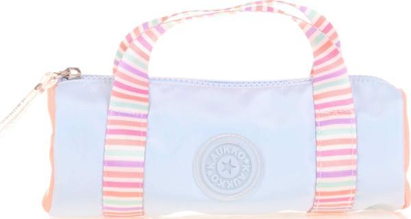 Kaukko Travel Double Stripe Kalem Çantası Blue K2598 - Image 1