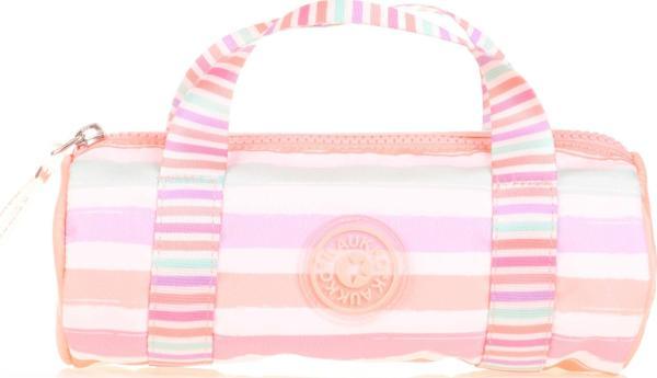 Kaukko Travel Double Stripe Kalem Çantası Salmon K2599 - Image 1