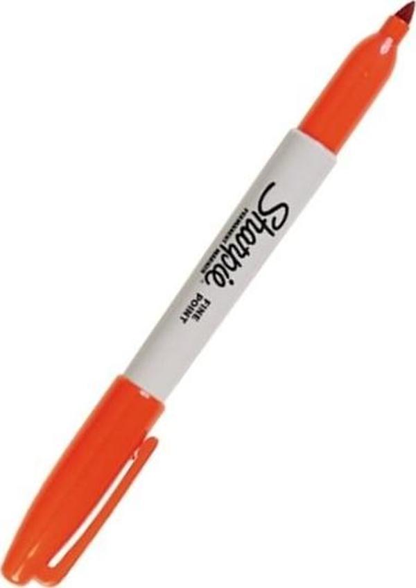 Sharpie Fine Ekonomik Yuvarlak Uç Turuncu Markör - Image 1