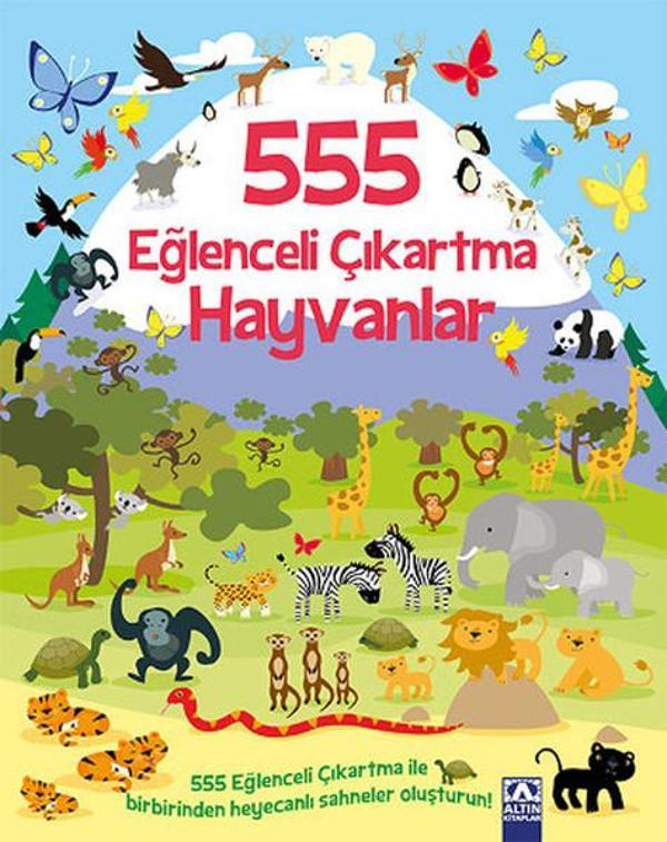 555 Eğlenceli Çıkartma Hayvanlar - Altın Kitaplar - Image 1
