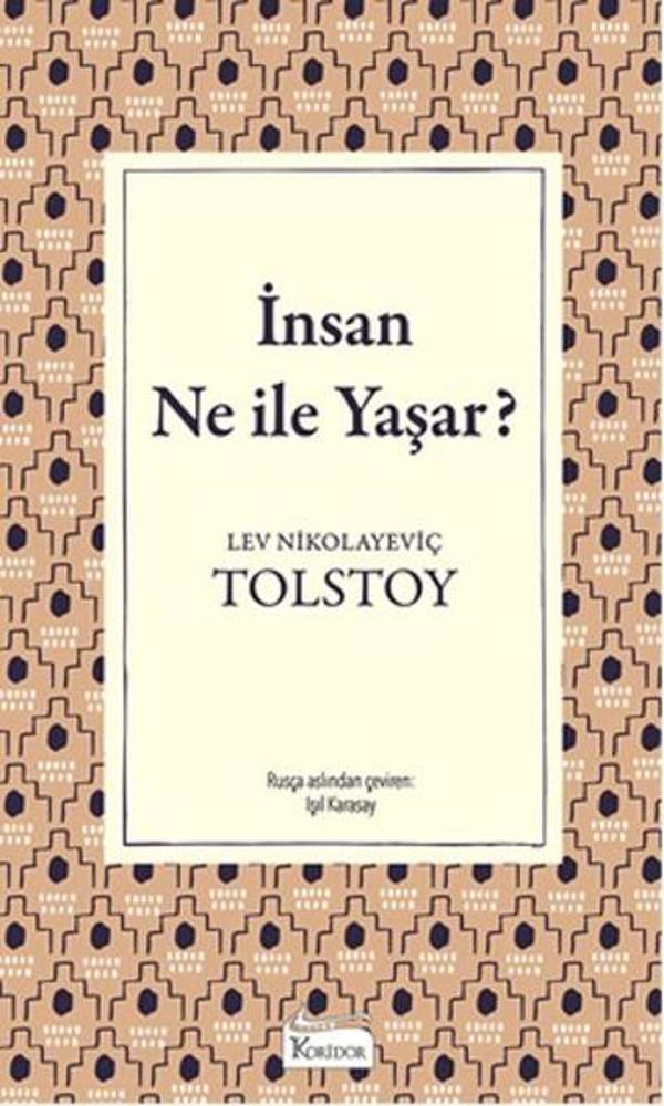 İnsan Ne İle Yaşar?-Bez Ciltli - Koridor Yayıncılık - Image 1