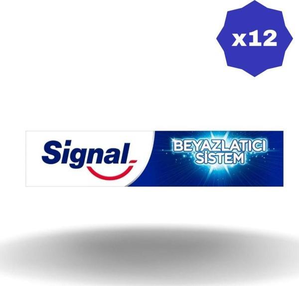 Signal Beyazlatıcı Sistem Diş Macunu 50 Ml X 12 Adet - Image 1