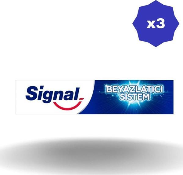 Signal Beyazlatıcı Sistem Diş Macunu 50 Ml X 3 Adet - Image 1