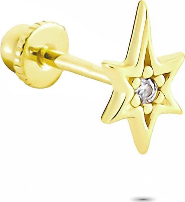 Glorria Altın Kutup Yıldızı Helix Piercing - Image 1