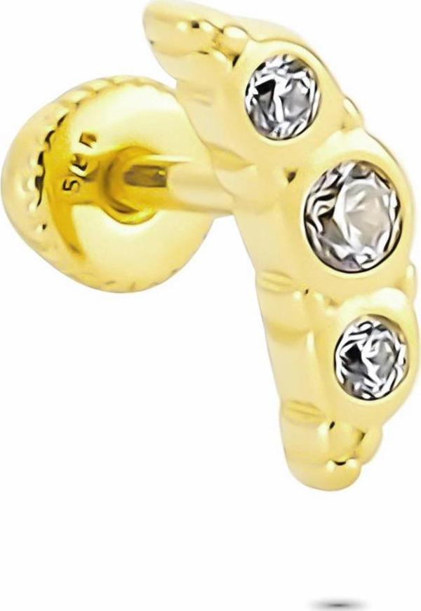 Glorria Altın Melek Kanadı Helix Piercing - Image 1