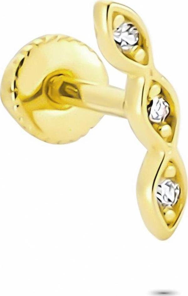 Glorria Altın Üç Taş Helix Piercing - Image 1