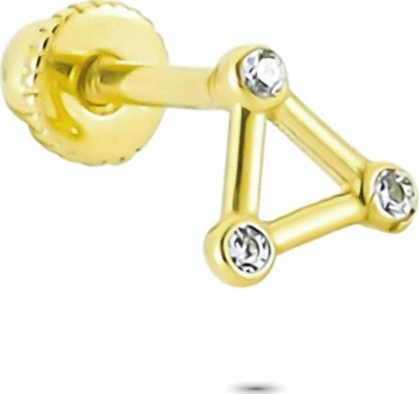 Glorria Altın Üçgen Helix Piercing - Image 1