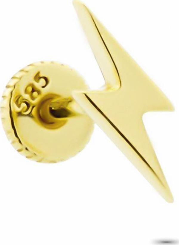 Glorria Altın Şimşek Helix Piercing - Image 1