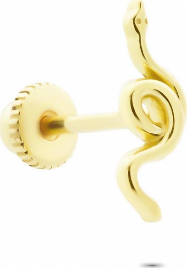 Glorria Altın Yılan Helix Piercing - Image 1