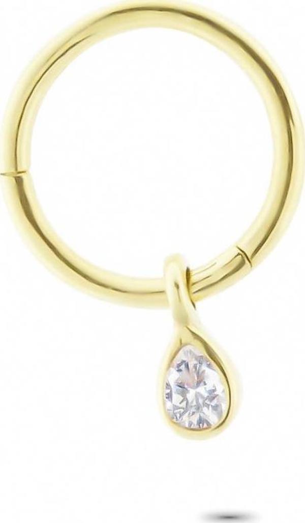 Glorria Altın Damla Halka Piercing - Image 1