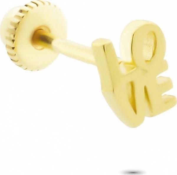 Glorria Altın Love Helix Piercing - Image 1