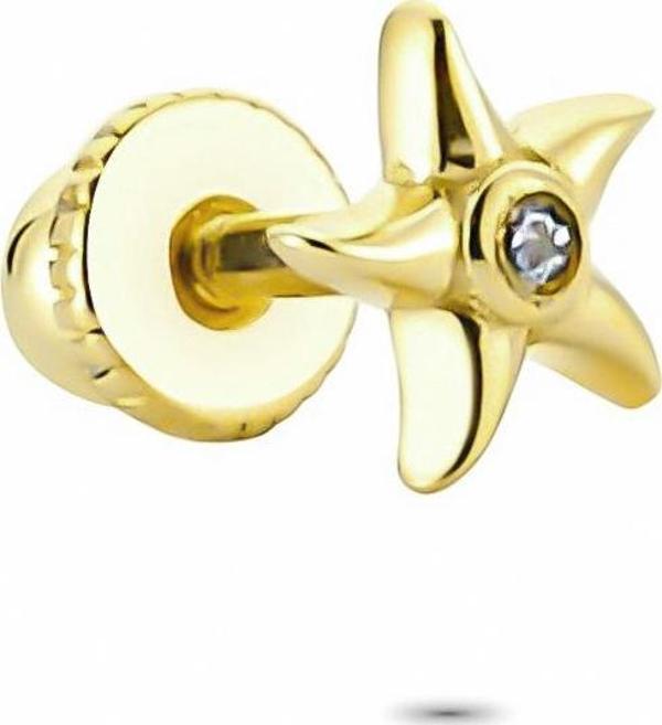 Glorria Altın Deniz Yıldızı Helix Piercing - Image 1