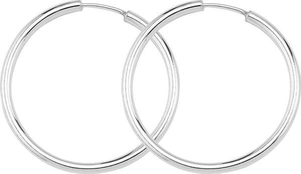 Glorria Gümüş 2,5 cm Halka Küpe - Image 1