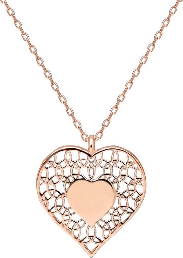 Glorria Gümüş Kalp Kolye - Image 1